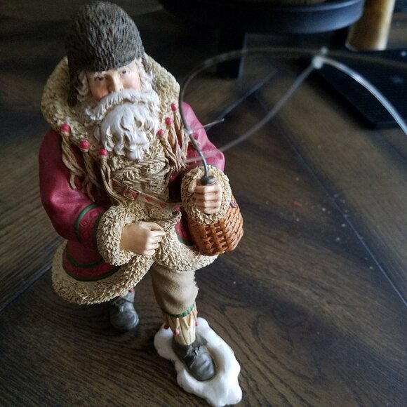 Midwest of Cannon Falls Collectible Fisherman Santa Claus 8" Figurine - Picture 2 of 7